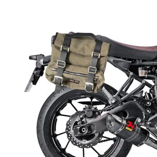 Panniers for Yamaha XSR 700, pair of SAHARA in Green side bags