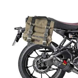 Panniers for Yamaha XSR 700, pair of SAHARA in Green side bags