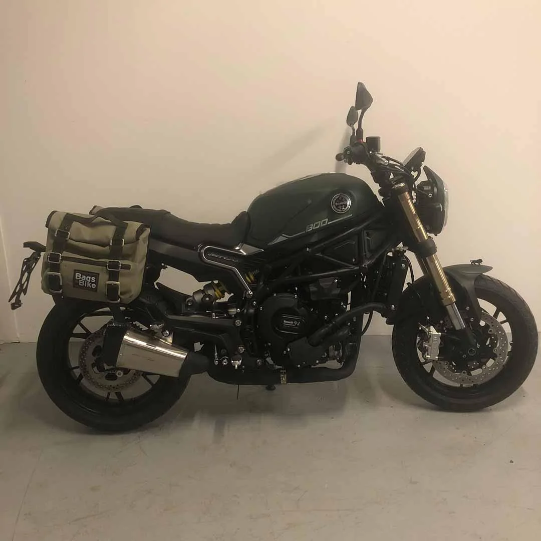 Borse laterali per Benelli Leoncino 800, coppia di borse SAHARA in Grigio - immagine 4