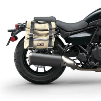 Panniers for Kawasaki Eliminator, pair of SAHARA in Gray side bags