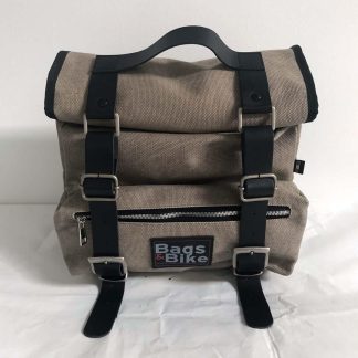 Borsa laterale per Triumph Street Scrambler 900, borsa singola SAHARA in Grigia
