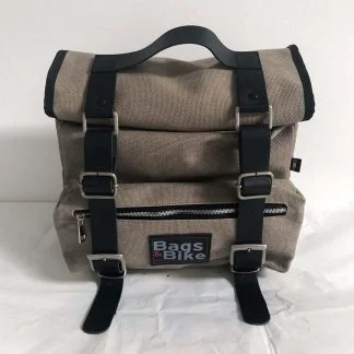 Pannier for Triumph Street Scrambler 900, single side bag SAHARA in Gray