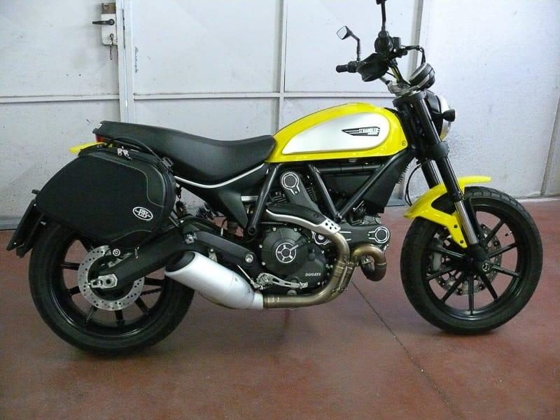Panniers for Ducati Scrambler 800/400, pair of SCRAMBLER side bags - Image 2