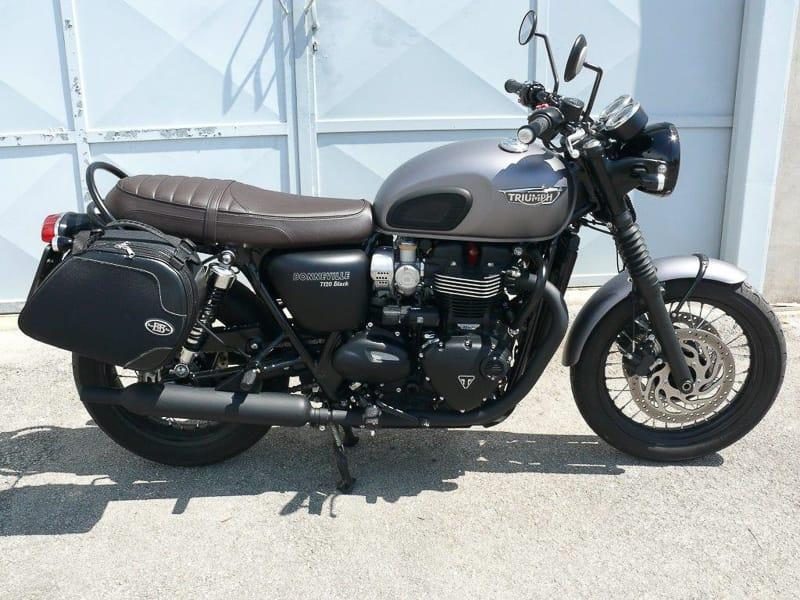 Panniers for Triumph T120 2016, pair of SCRAMBLER side bags - Image 5