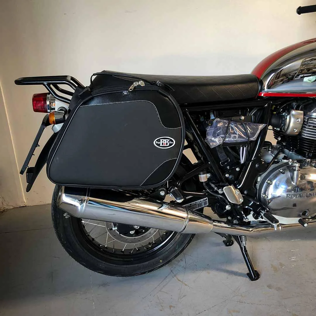 Borse laterali per Royal Enfield Interceptor Continental, coppia di borse SCRAMBLER