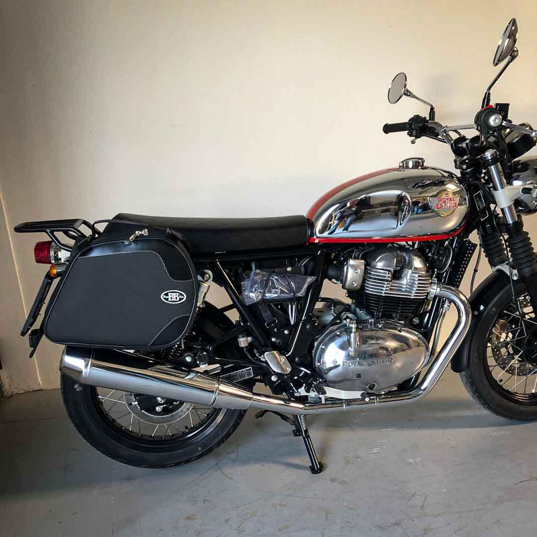 Panniers for Royal Enfield Interceptor Continental, pair of SCRAMBLER side bags - Image 2