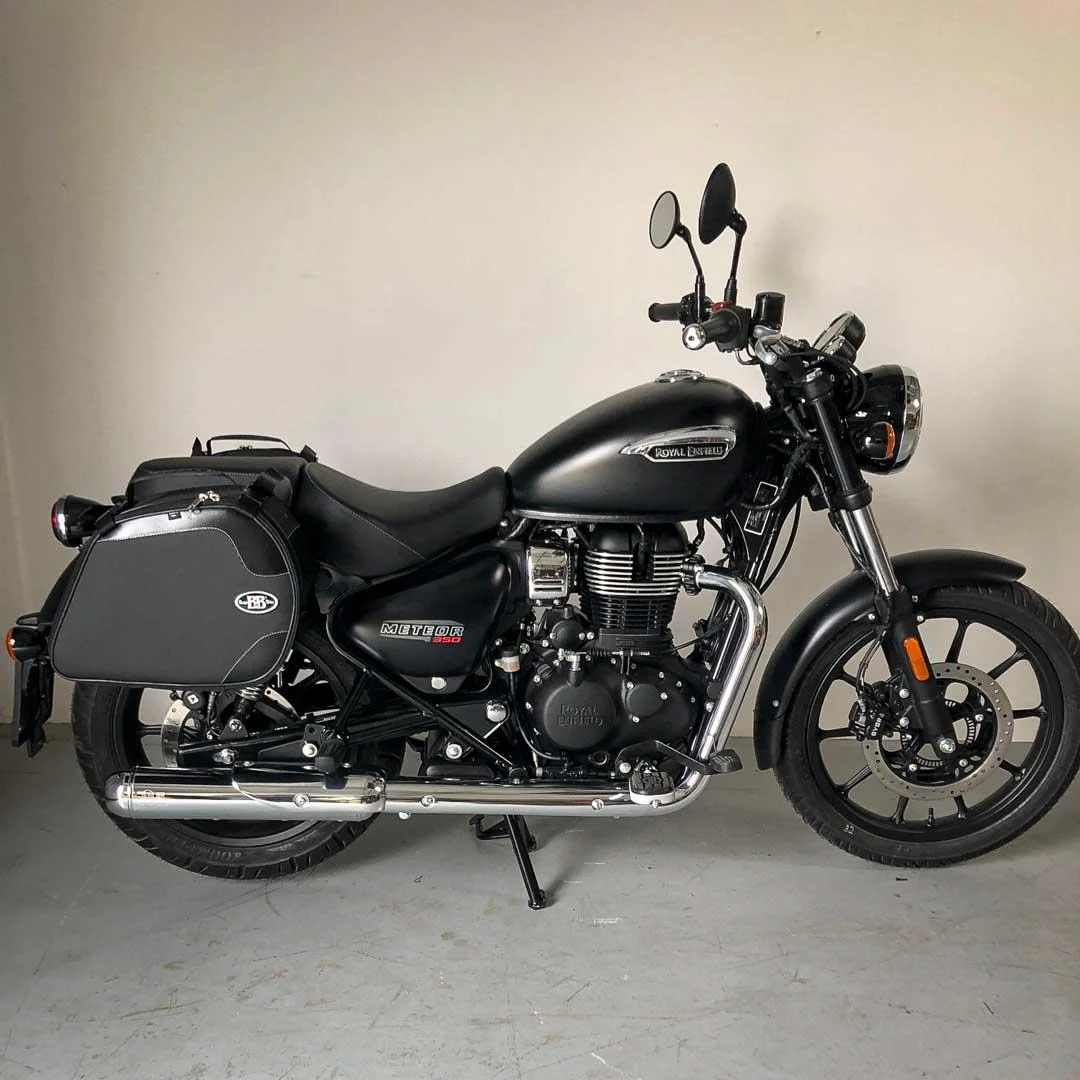 Borse laterali per Royal Enfield Meteor 350, coppia di borse SCRAMBLER - immagine 2