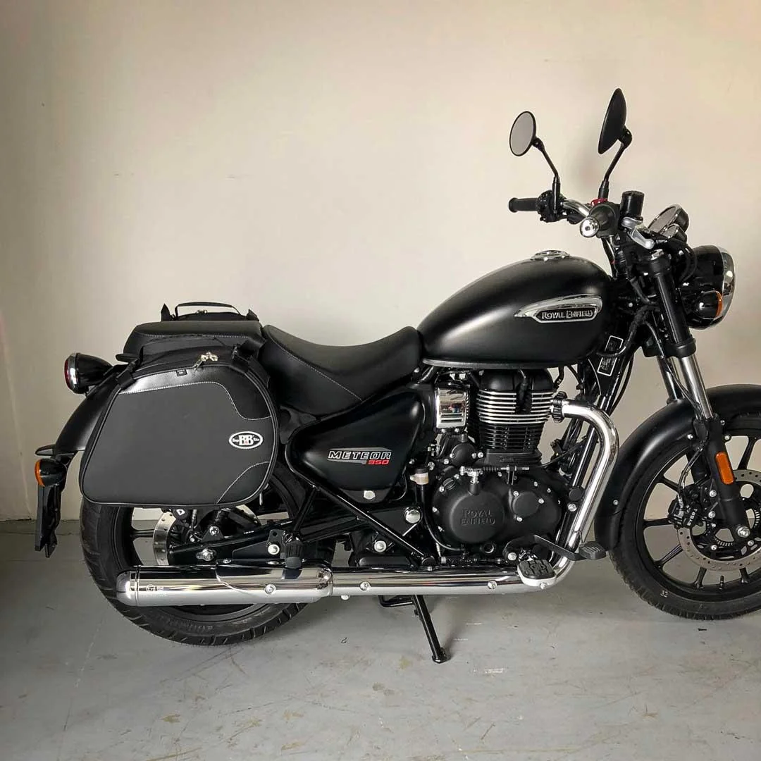 Borse laterali per Royal Enfield Meteor 350, coppia di borse SCRAMBLER - immagine 3