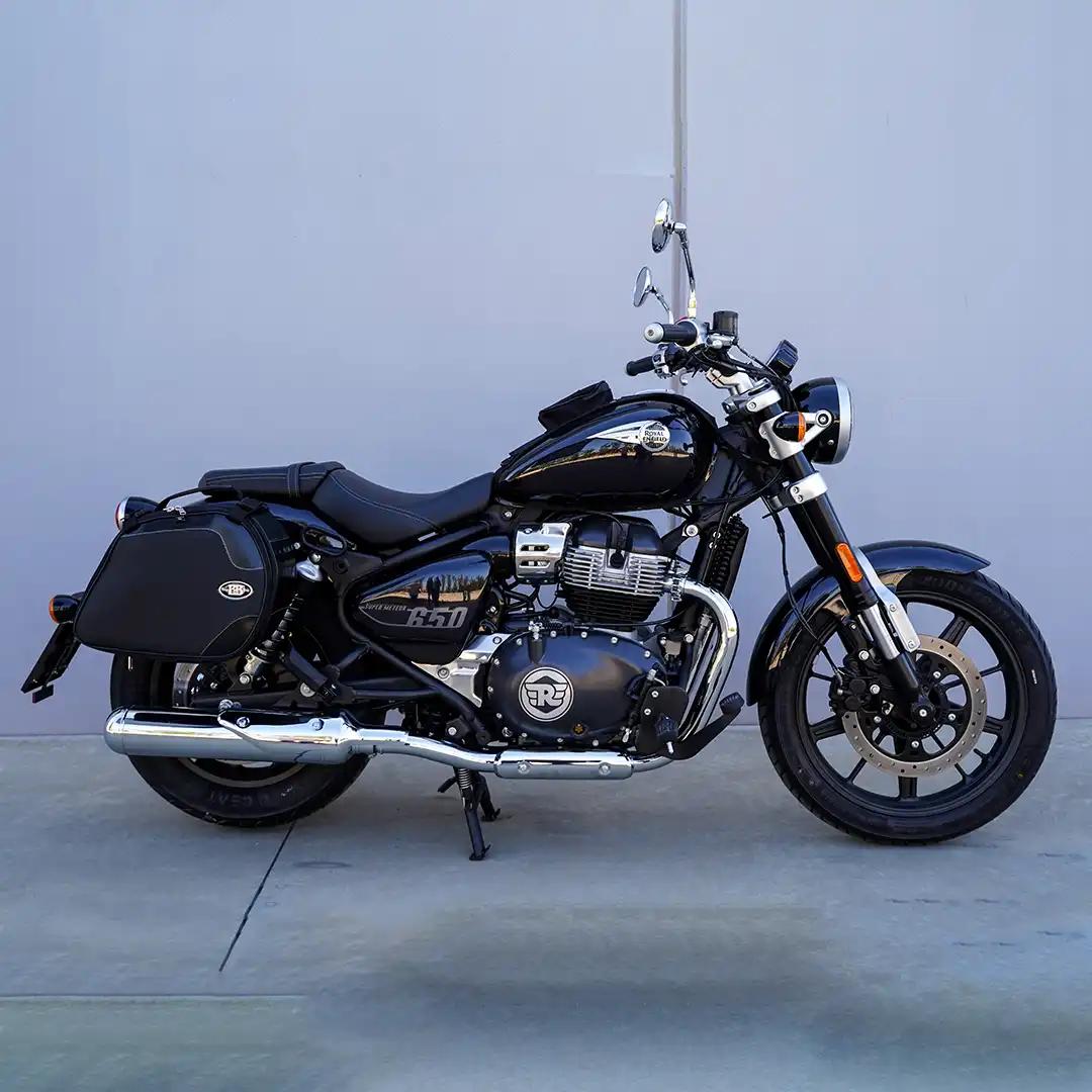 Panniers for Royal Enfield Super Meteor 650, pair of SCRAMBLER side bags