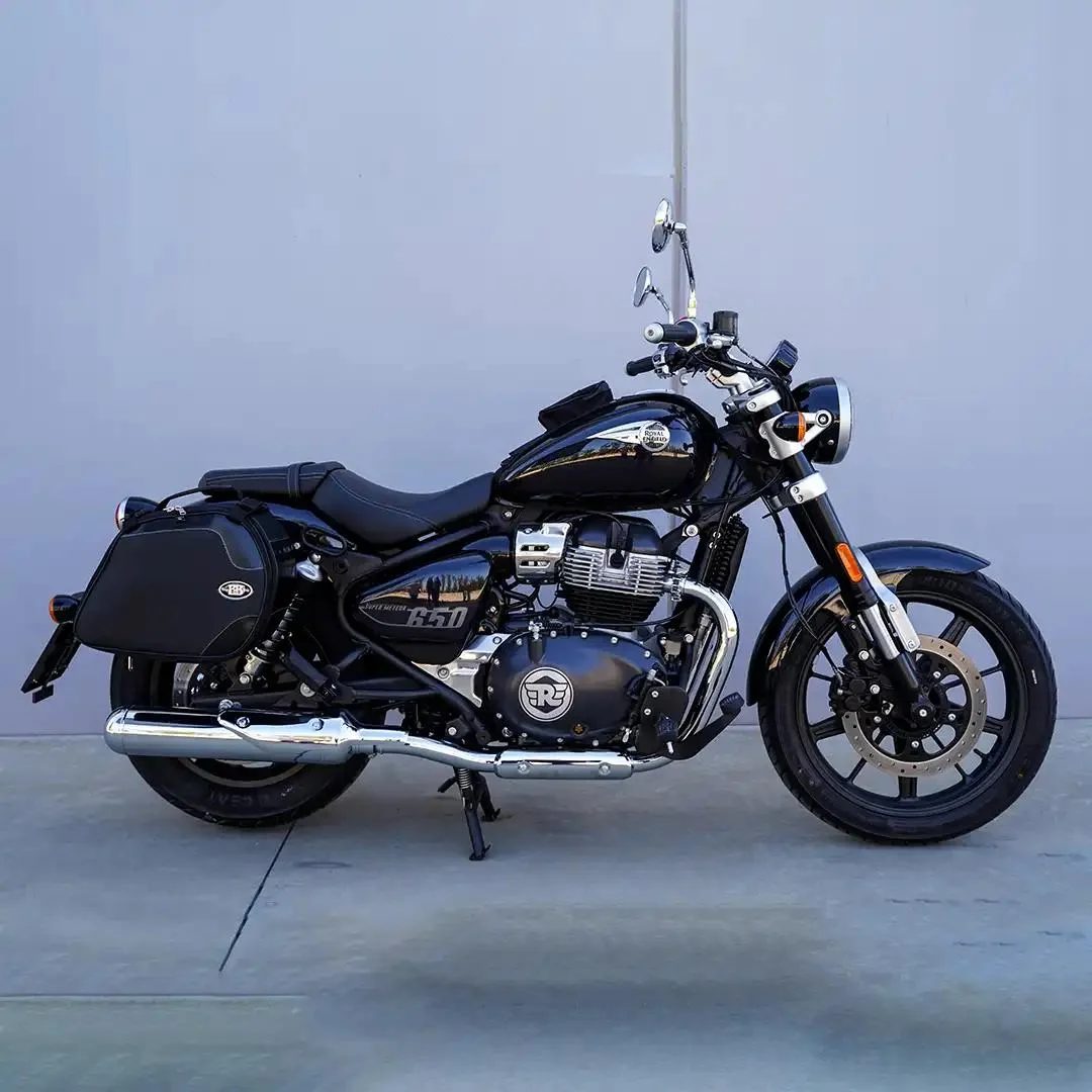 Borse laterali per Royal Enfield Super Meteor 650, coppia di borse SCRAMBLER