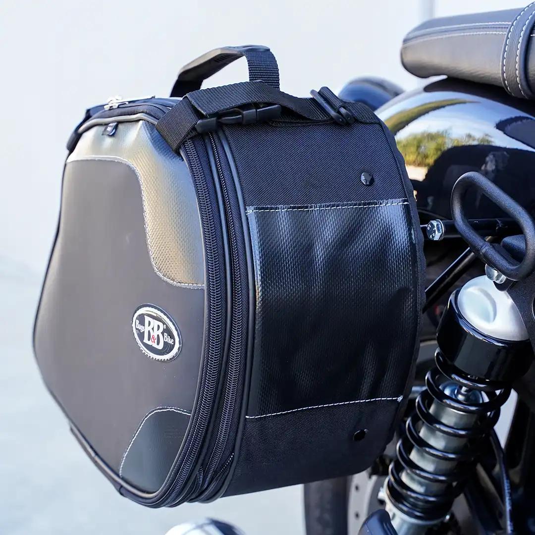 Panniers for Royal Enfield Super Meteor 650, pair of SCRAMBLER side bags - Image 3