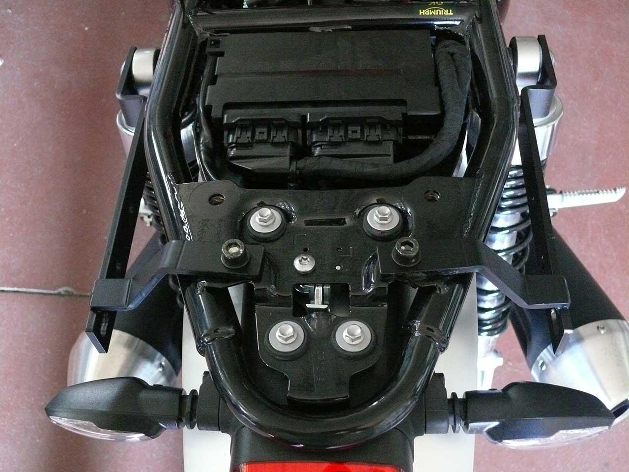 Pair of multifunction brackets Bags&Bike, for Triumph Speed Twin - Image 2