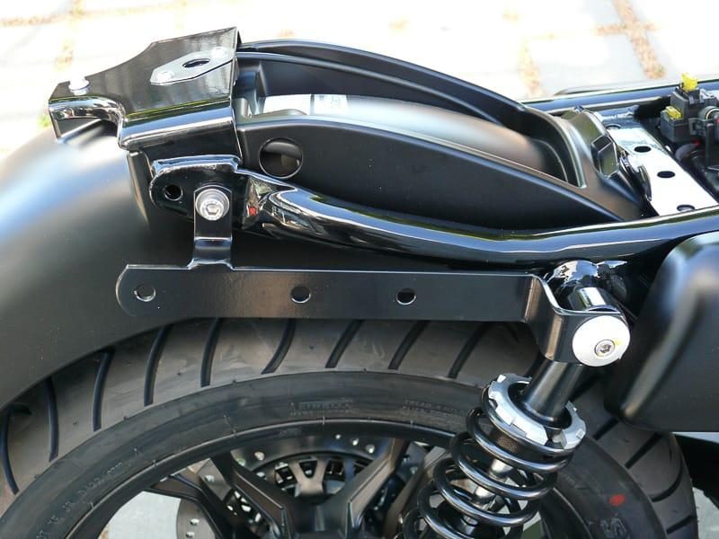 Pair of multifunction brackets Bags&Bike, for Moto Guzzi V7 III