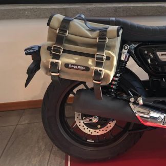 Panniers for Honda GB 350 S, pair of SAHARA in Gray side bags