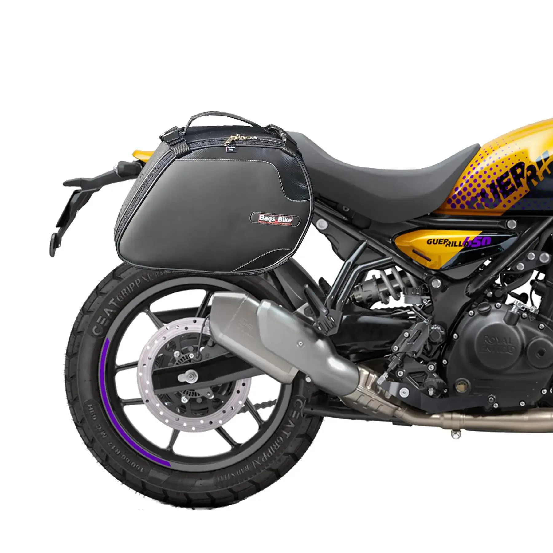 Borse laterali per Royal Enfield Guerrilla, coppia di borse SCRAMBLER