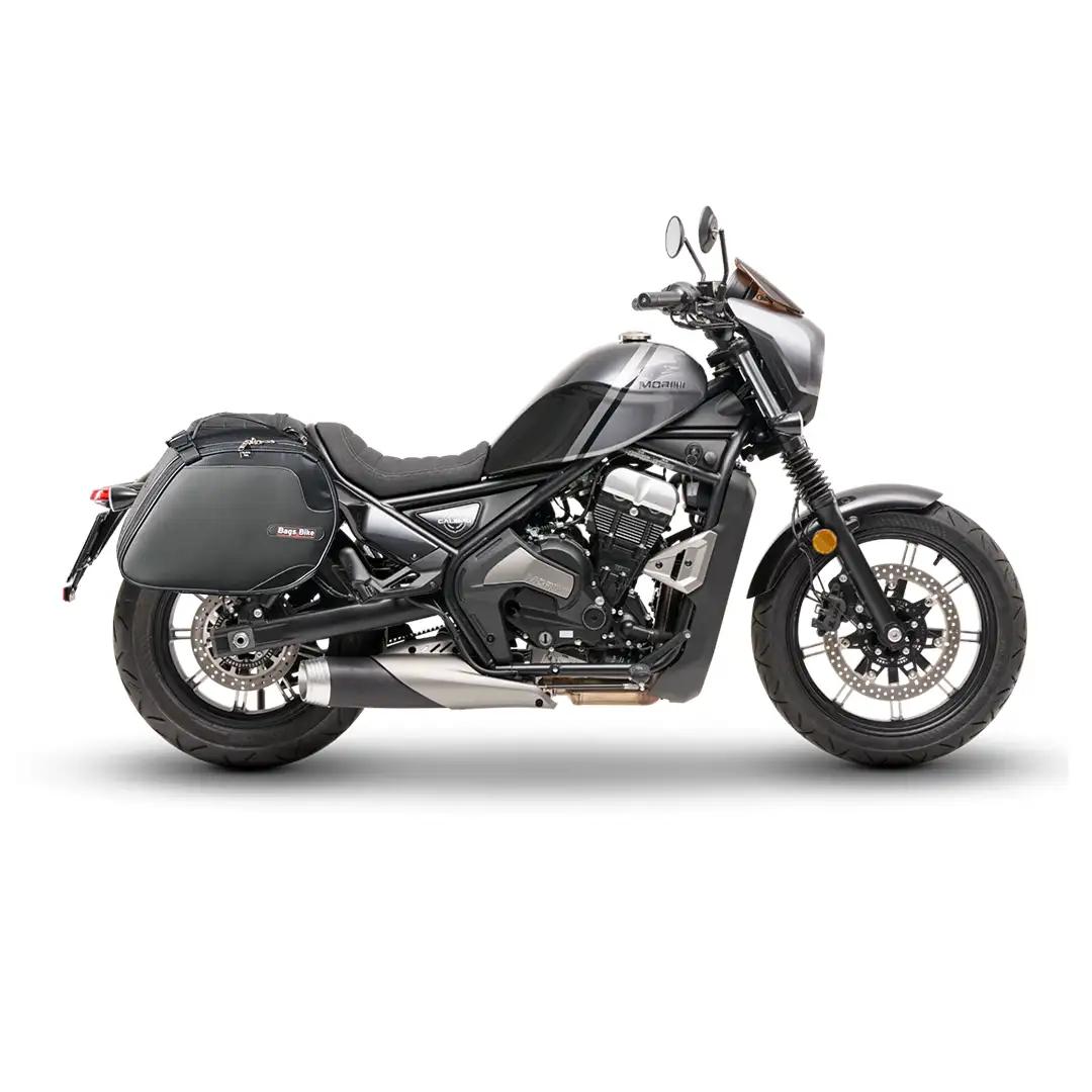 Panniers for Calibro Moto Morini, pair of SCRAMBLER side bags - Image 2