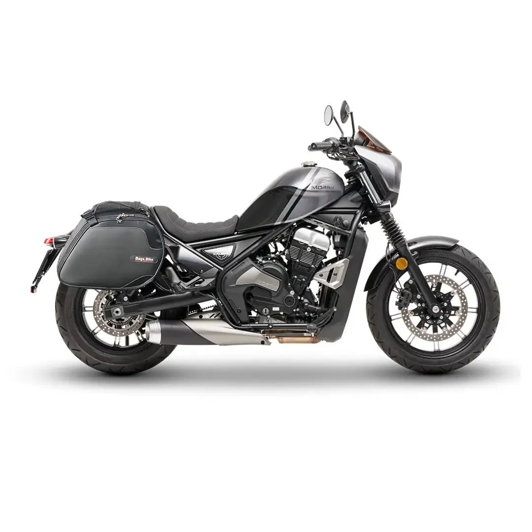 Borse laterali per Calibro Moto Morini, coppia di borse SCRAMBLER - immagine 2