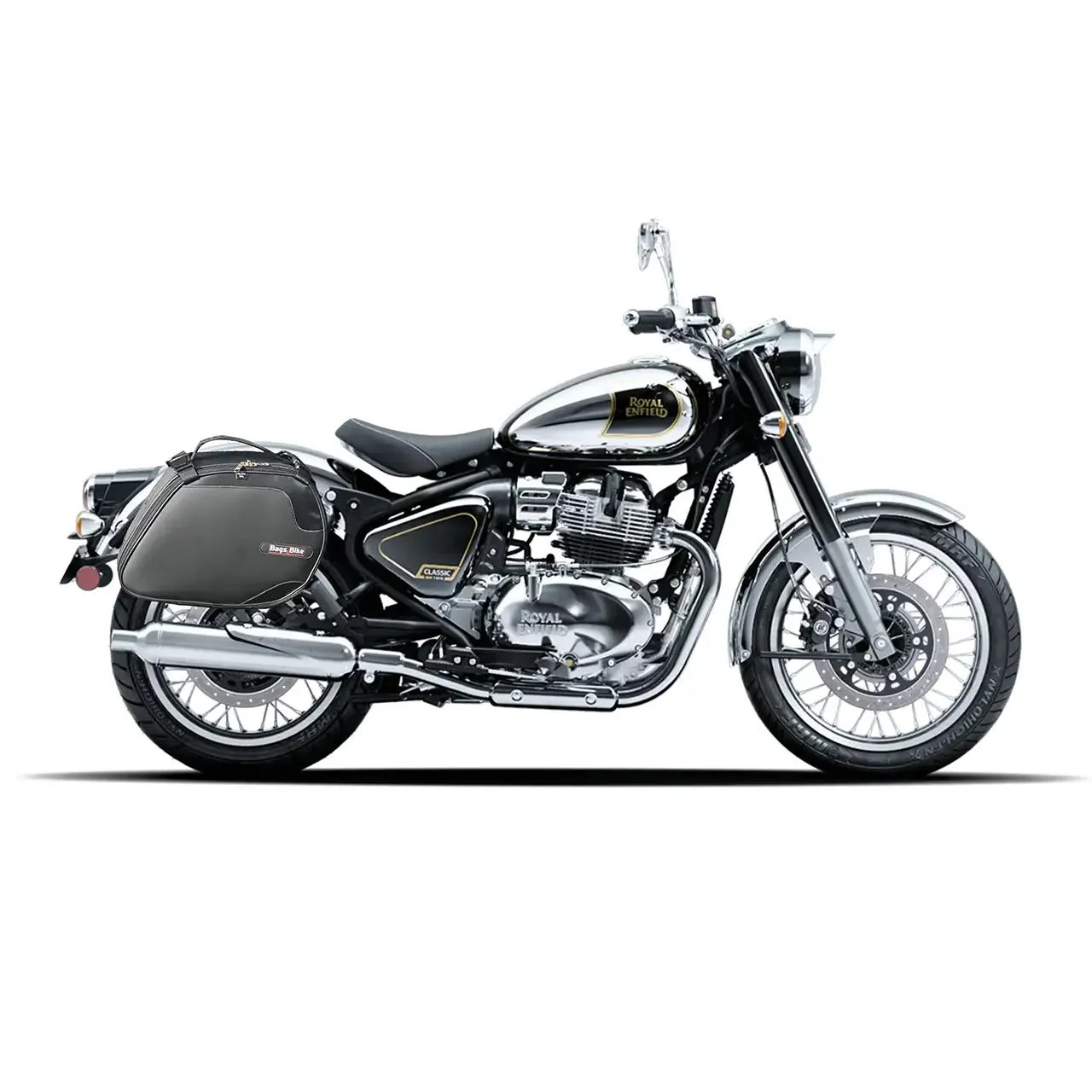 Borse laterali per Royal Enfield Classic 650, coppia di borse SCRAMBLER - immagine 2
