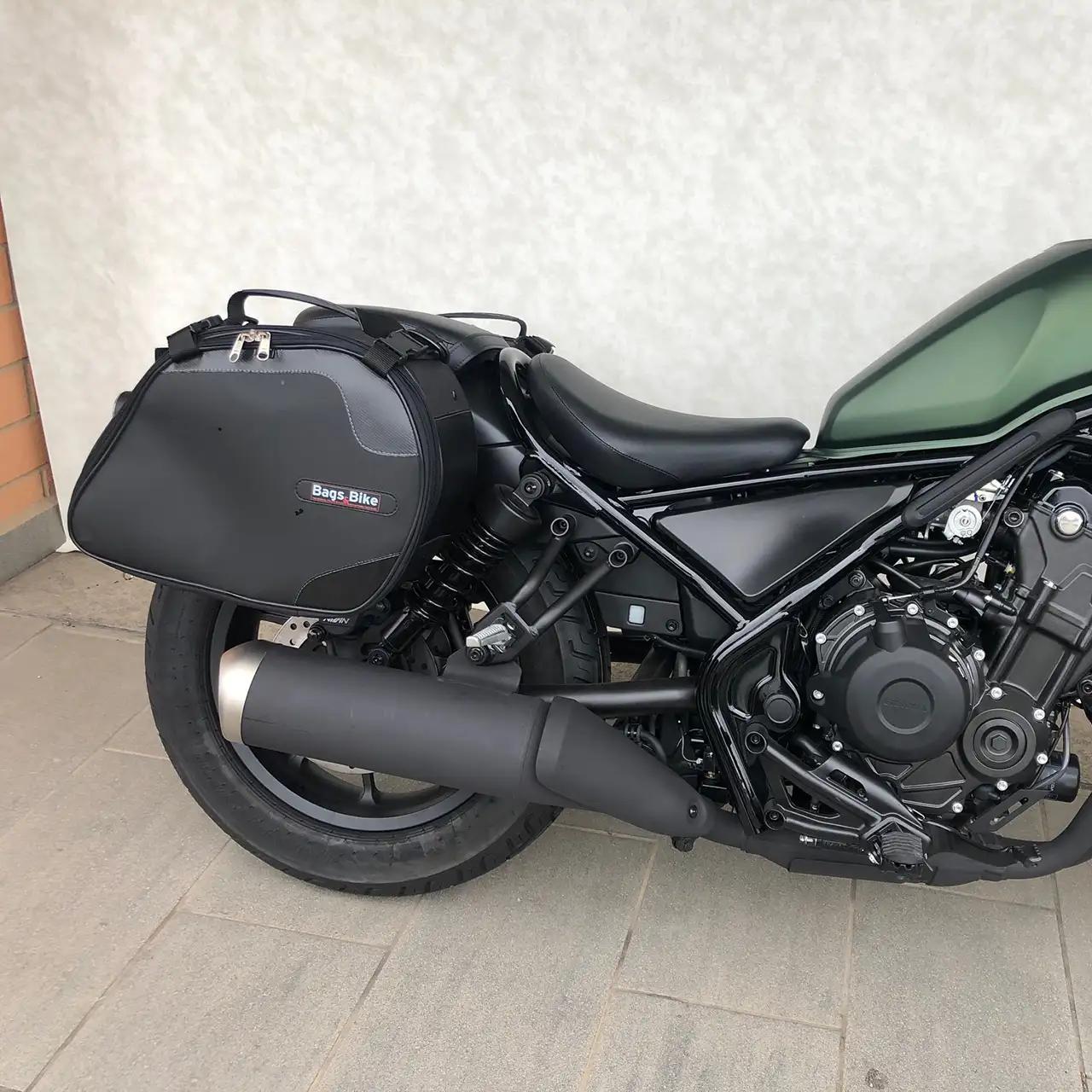 Panniers for Honda Rebel 500, pair of SCRAMBLER side bags