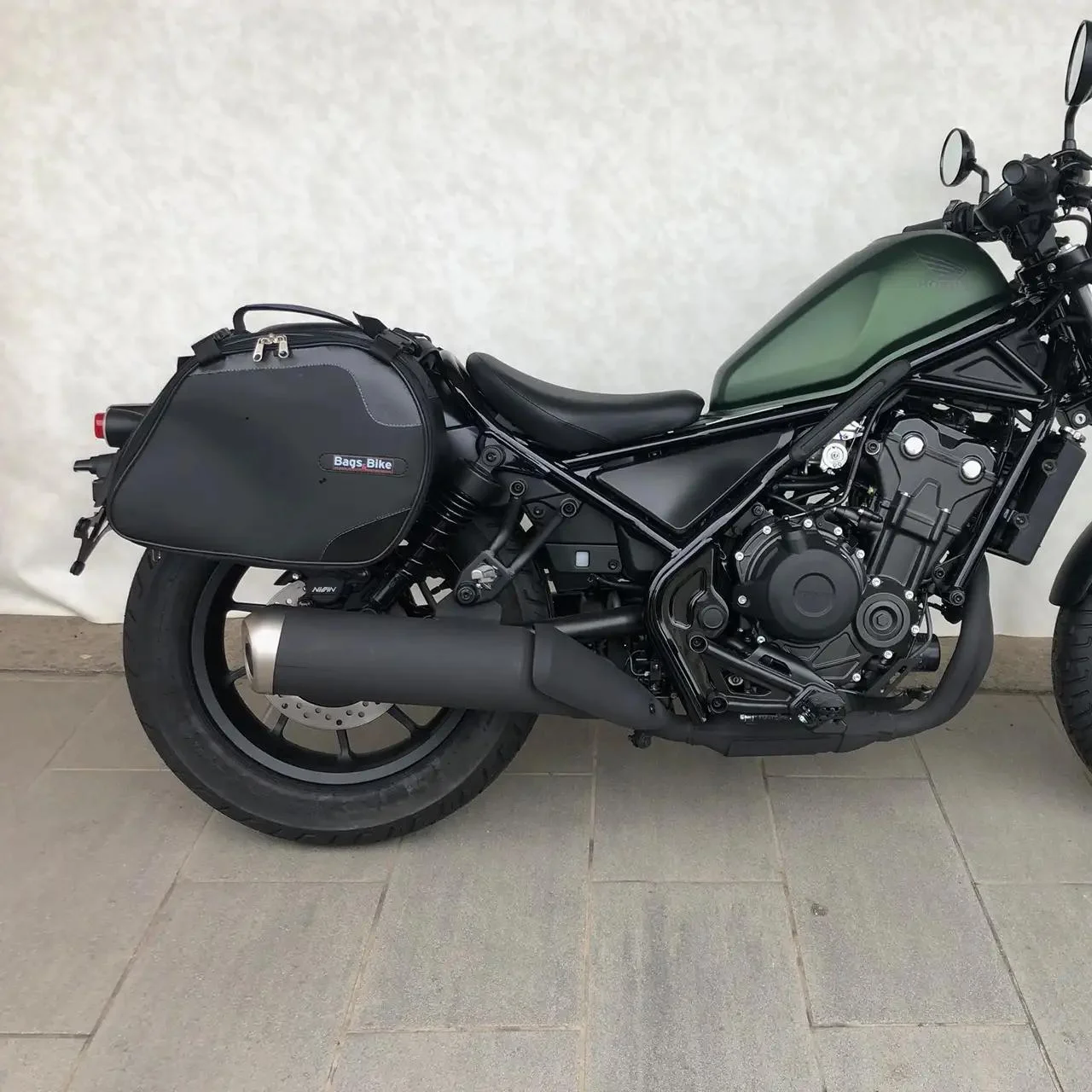 Panniers for Honda Rebel 500, pair of SCRAMBLER side bags - Image 2