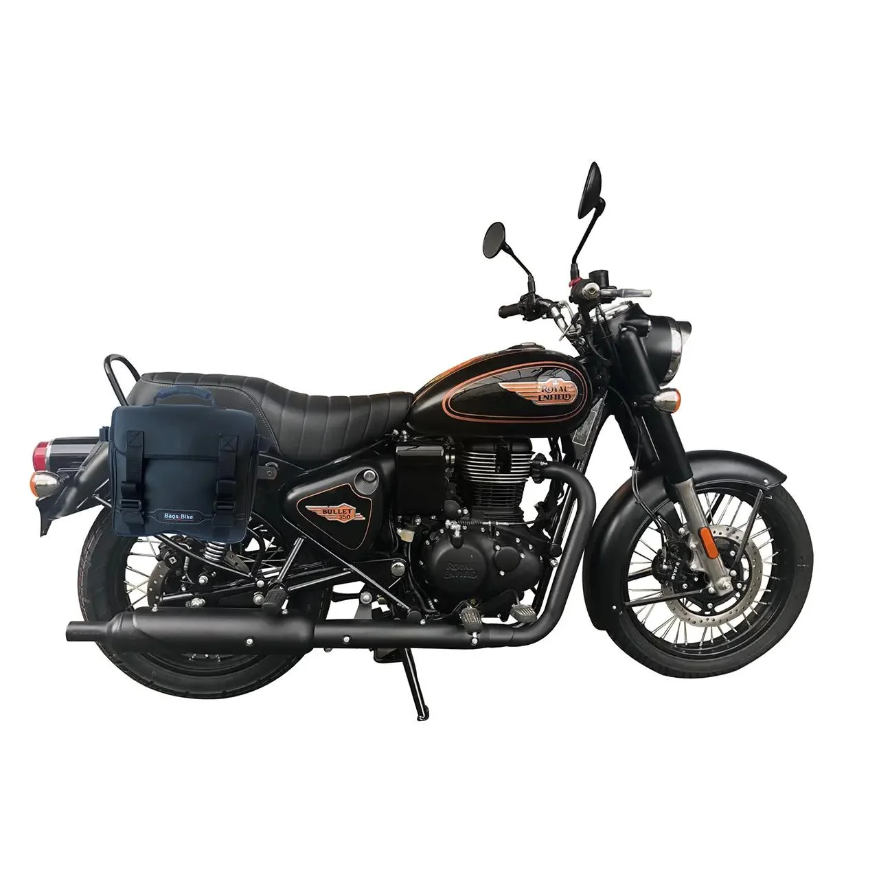 Borse laterali per Royal Enfield Bullet 350, coppia di borse TREKKER - immagine 2