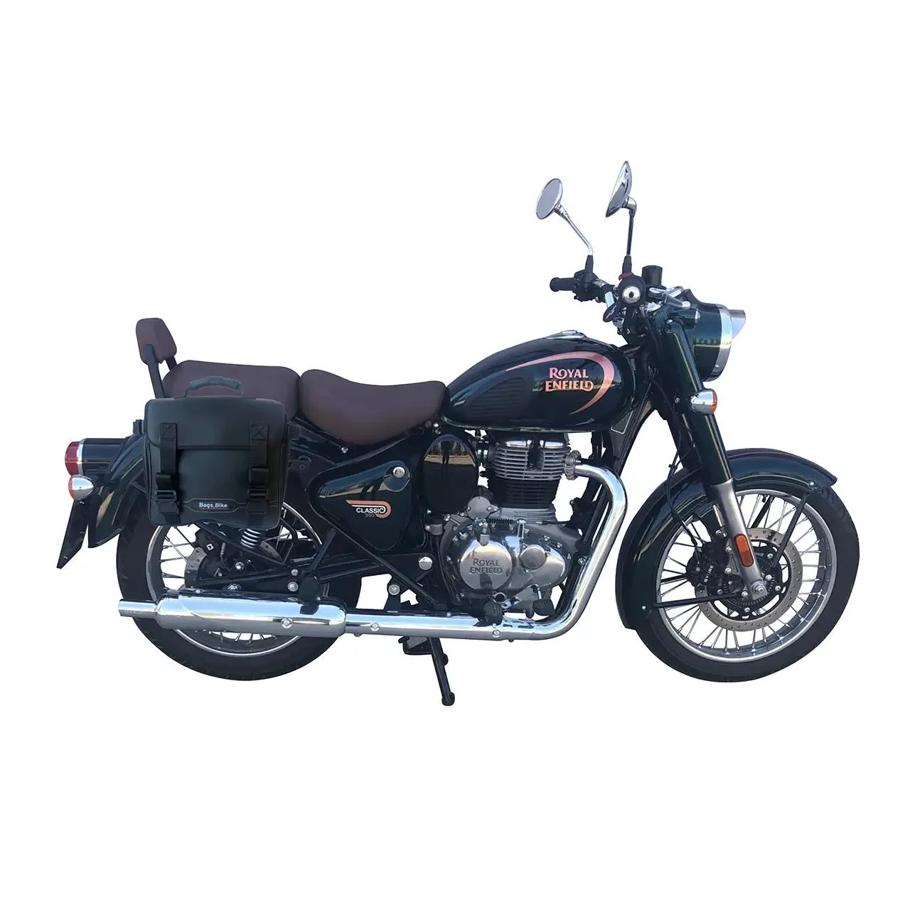 Panniers for Royal Enfield Classic 350, pair of TREKKER side bags