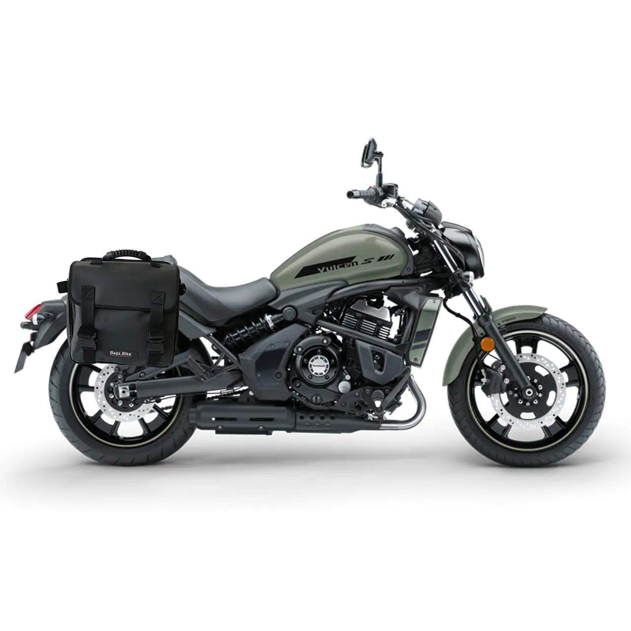 Panniers for Kawasaki Vulcan 650, pair of TREKKER side bags - Image 2