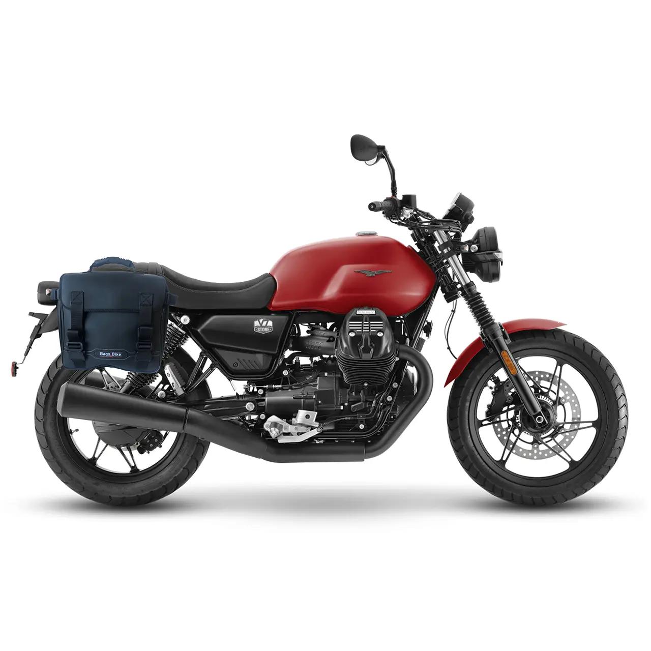 Borse laterali per Moto Guzzi V7 850 2021-25, coppia di borse TREKKER - immagine 2