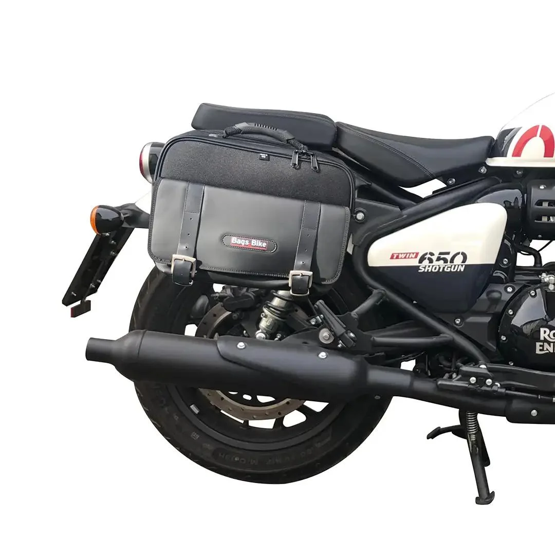 Borse laterali per Royal Enfield Shotgun, coppia di borse TRAVEL - immagine 2