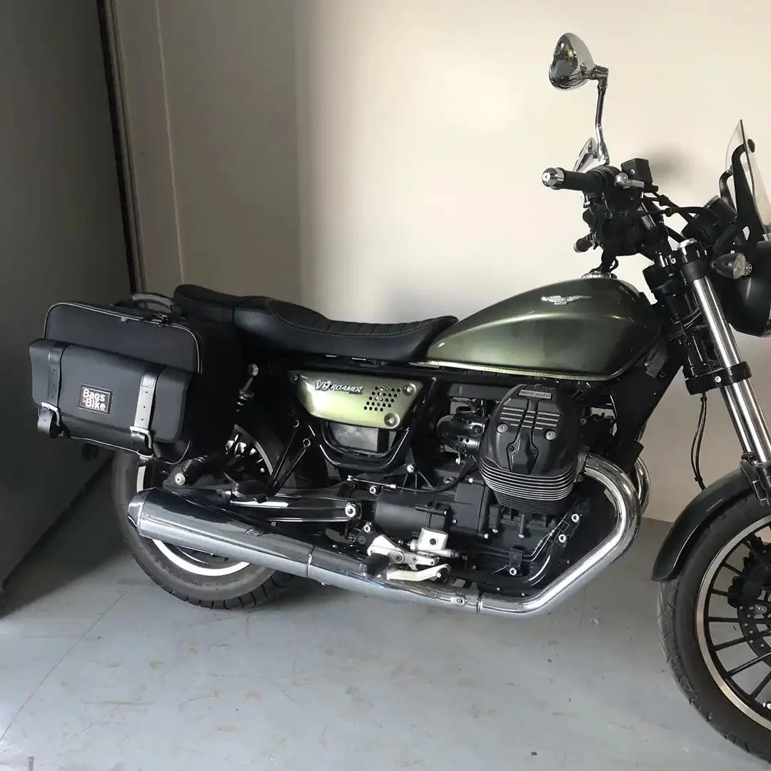 Panniers for Moto Guzzi Roamer, pair of TRAVEL side bags - Image 3