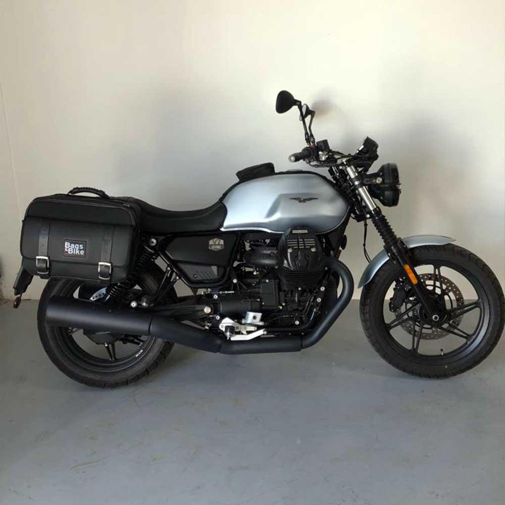 Panniers for Moto Guzzi V7 850 2021-25, pair of TRAVEL side bags - Image 3