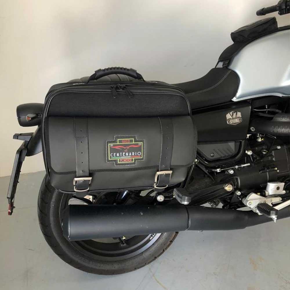 Panniers for Moto Guzzi V7 850 2021-25, pair of TRAVEL CENTENARIO side bags - Image 3