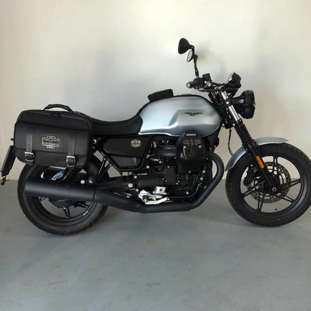 Panniers for Moto Guzzi V7 850 2021-25, pair of TRAVEL CENTENARIO side bags - Image 4