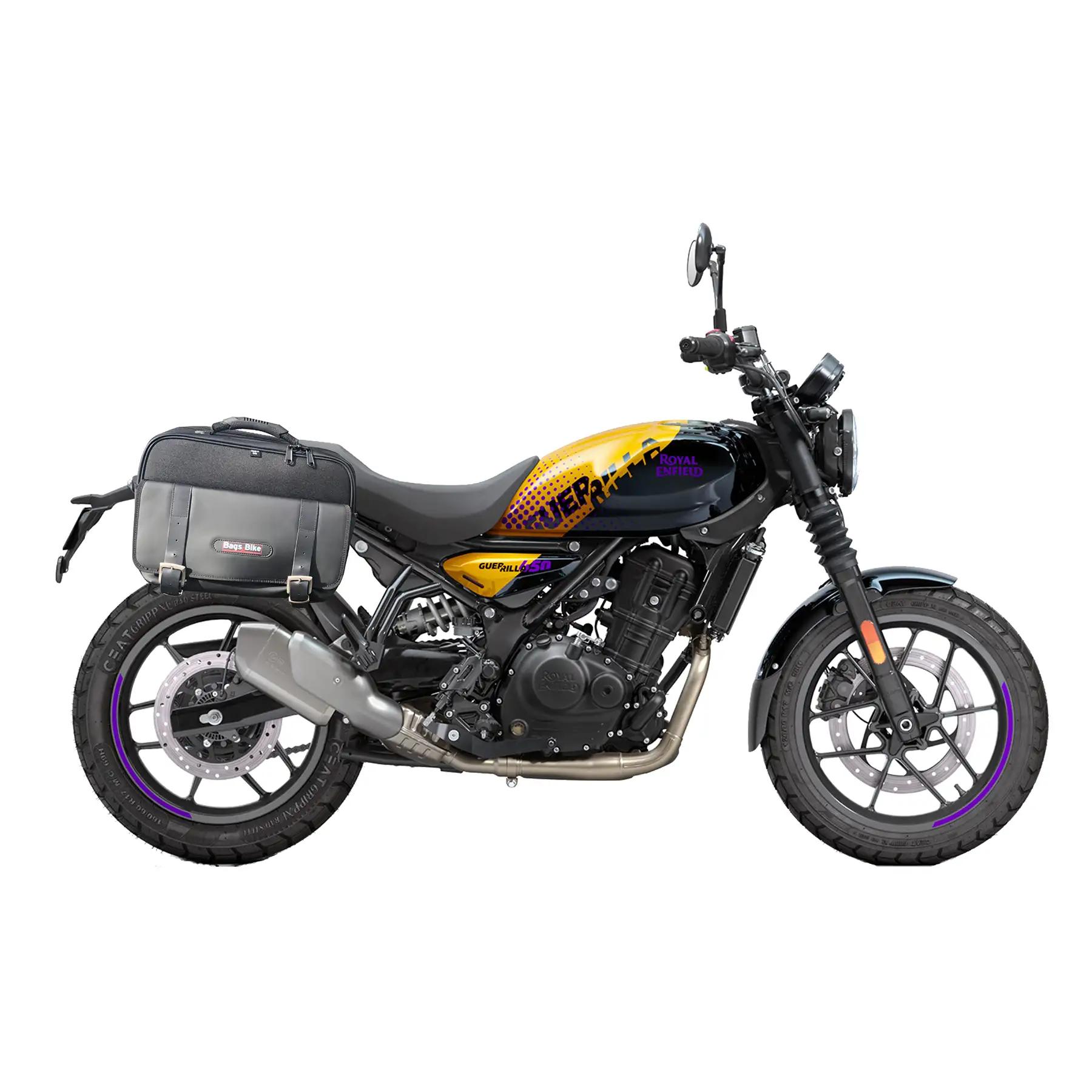 Panniers for Royal Enfield Guerrilla, pair of TRAVEL side bags - Image 2