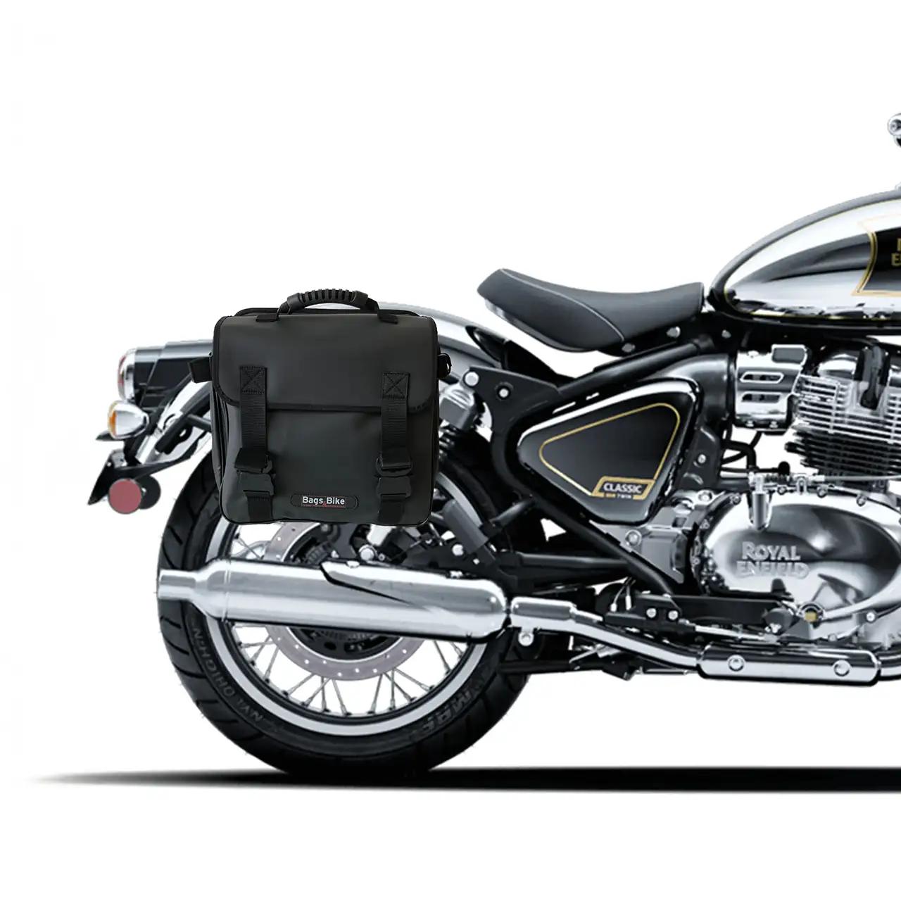 Panniers for Royal Enfield Classic 650, pair of TREKKER side bags