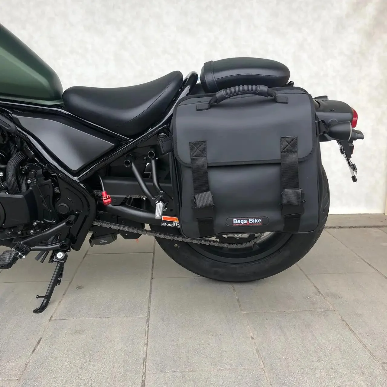 Panniers for Honda Rebel 500, pair of TREKKER side bags