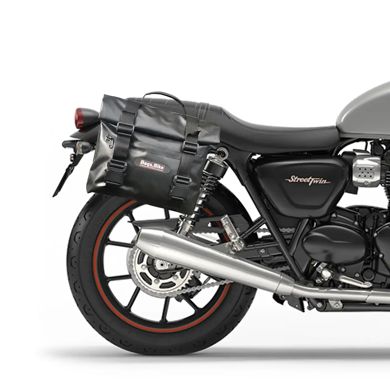 Panniers for Triumph Street Twin 900, pair of AMIATA TRIUMPH STREET TWIN900 side bags