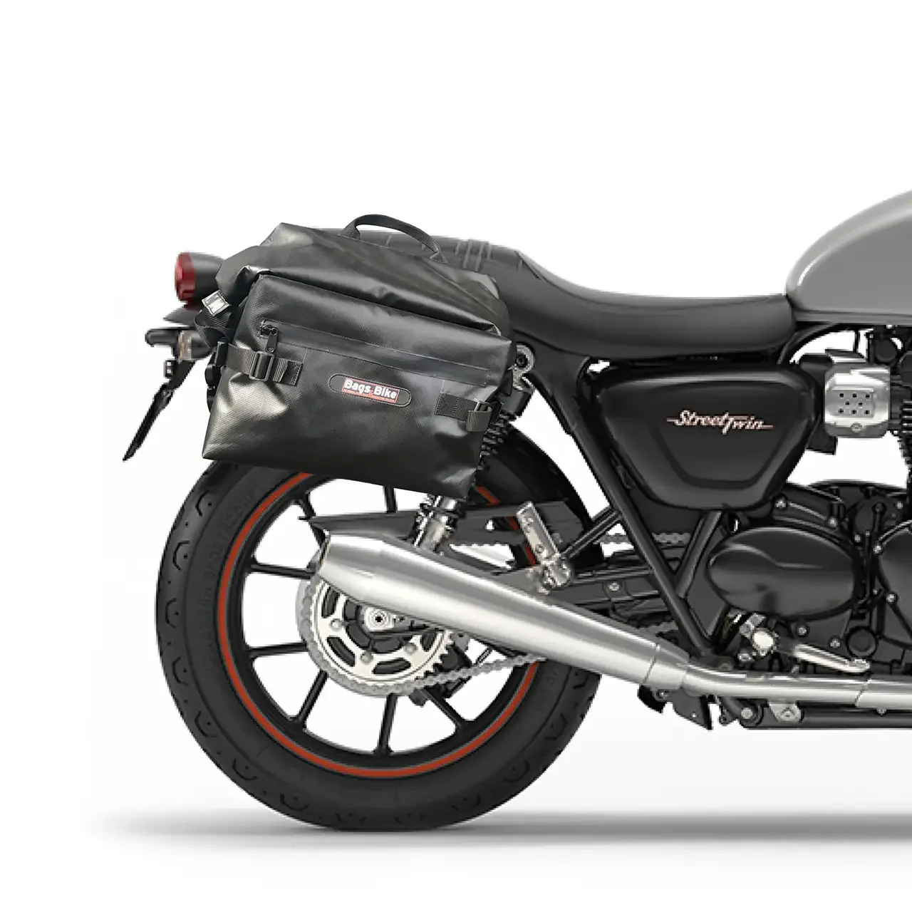 Panniers for Triumph Street Twin 900, pair of CERVINO TRIUMPH STREET TWIN 900 side bags - Image 2