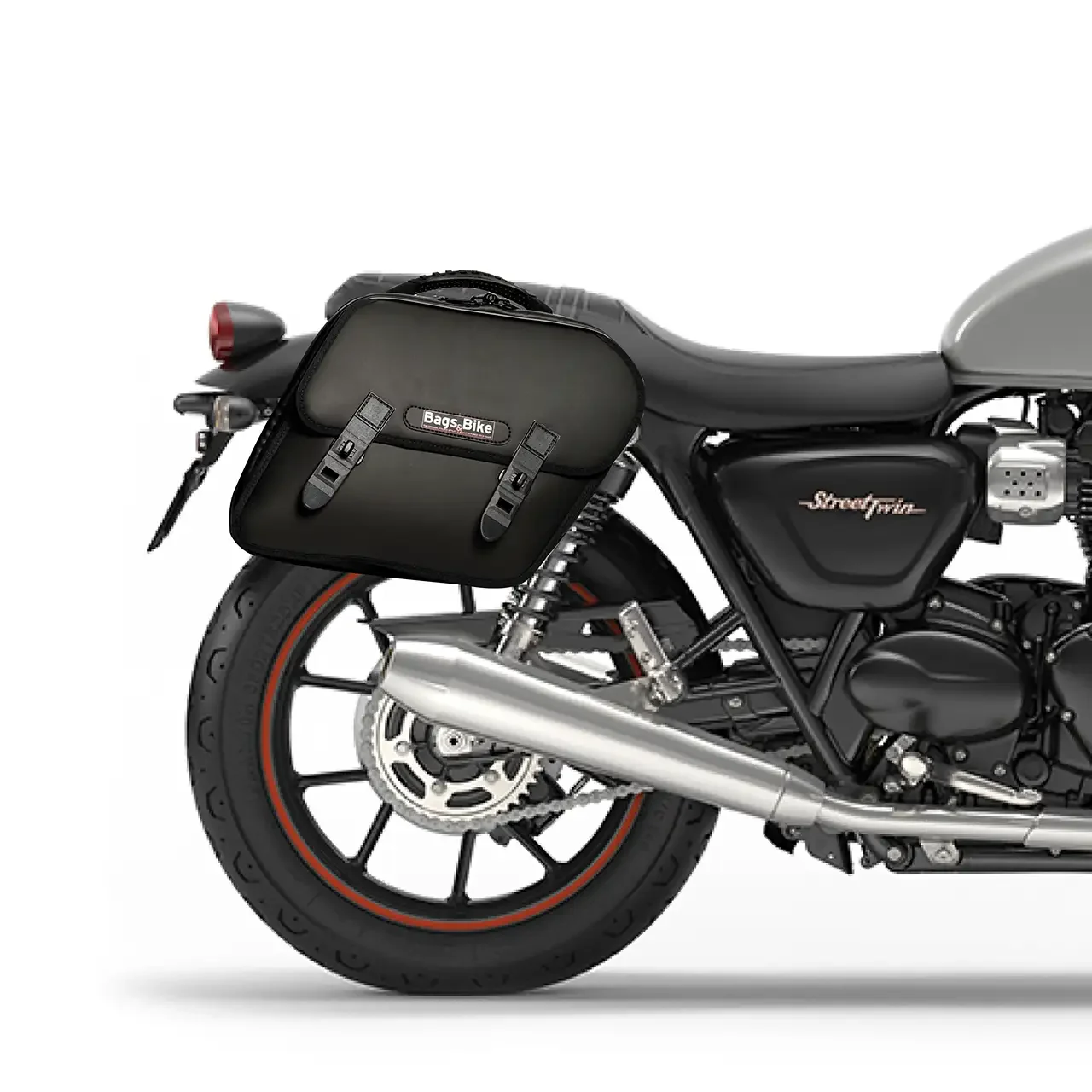 Panniers for Triumph Street Twin 900, pair of EXCLUSIVE TRIUMPH STREET TWIN 900 side bags - Image 2