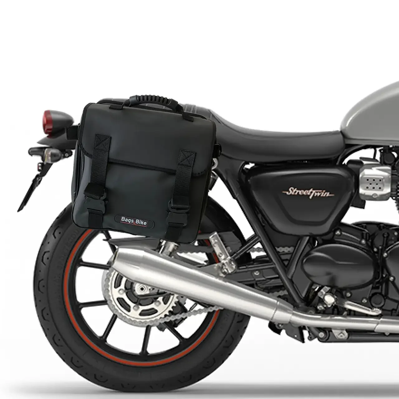 Panniers for Triumph Street Twin 900, pair of TREKKER TRIUMPH STREET TWIN 900 side bags