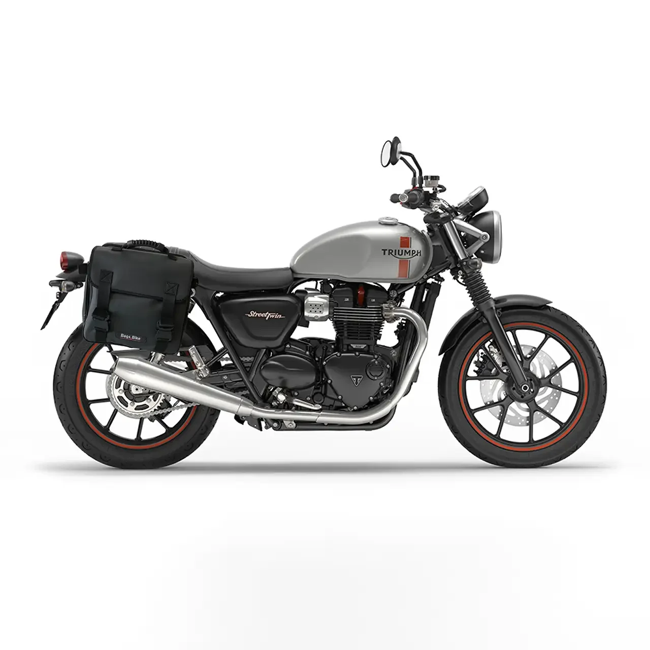 Panniers for Triumph Street Twin 900, pair of TREKKER TRIUMPH STREET TWIN 900 side bags - Image 3