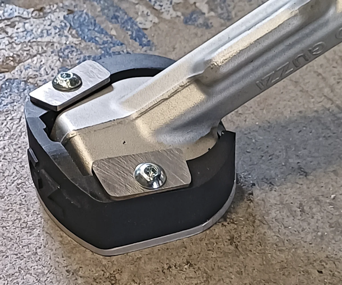 Enlarged Side Stand Base Moto Guzzi Stelvio 2024 - Image 4