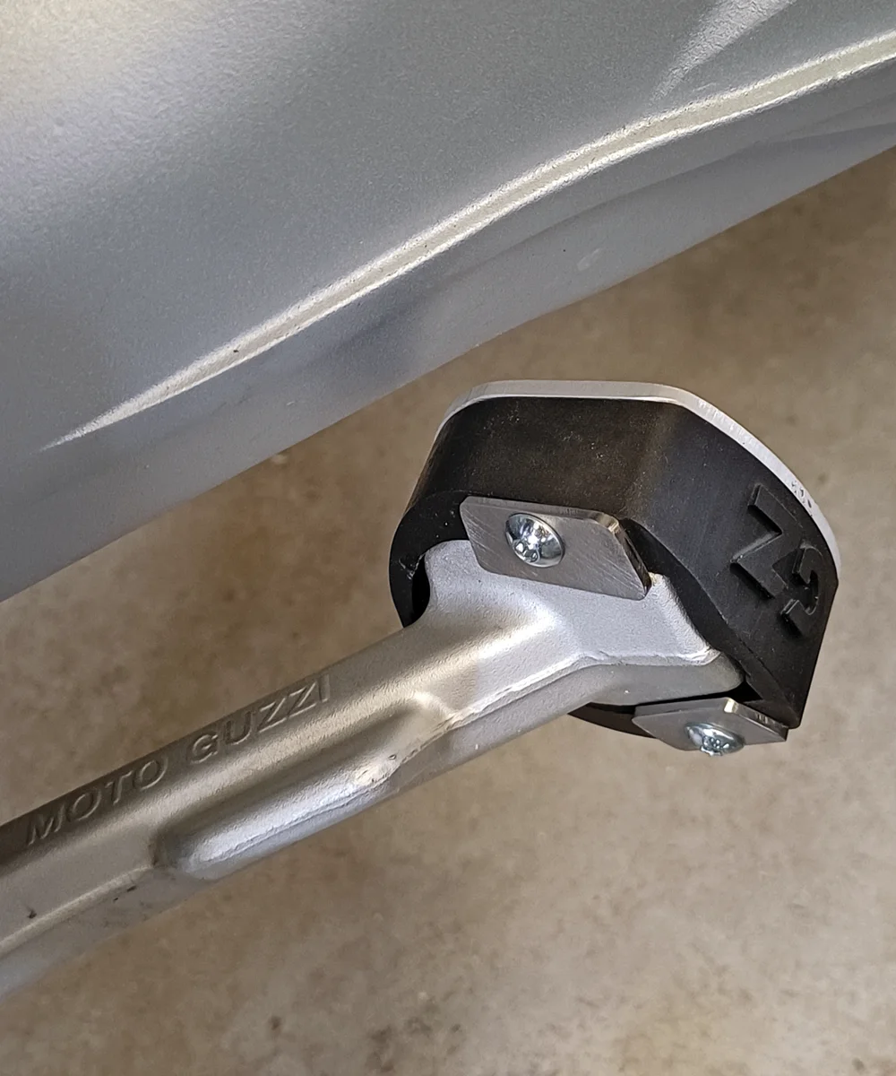 Enlarged Side Stand Base Moto Guzzi Stelvio 2024 - Image 12