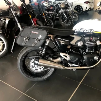 Panniers for Triumph Speed Twin 1200 2025-26, pair of NEW PERFECT TRIUMPH SPEED TWIN side bags