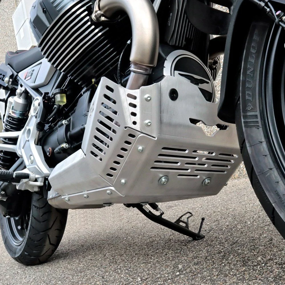 Dettaglio finitura alluminio spazzolato paracoppa GZ Sport
