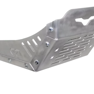 Skid Plate for Moto Guzzi Stelvio 1200 Brushed Aluminum
