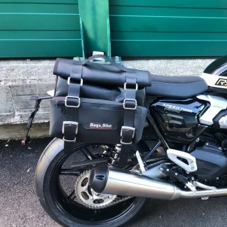 Panniers for Triumph Speed Twin 1200 RS 2025-26, pair of CAMION in Leather side bags