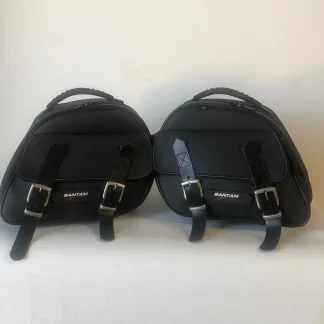 Panniers for BSA Bantam 350, pair of EXPLORER in Black side bags