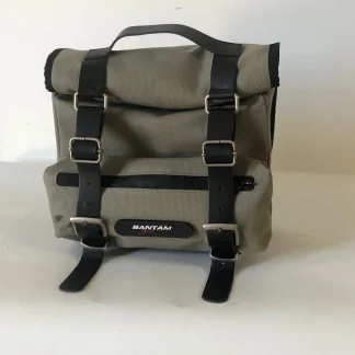 Panniers for BSA Bantam 350, pair of SAHARA in Gray side bags